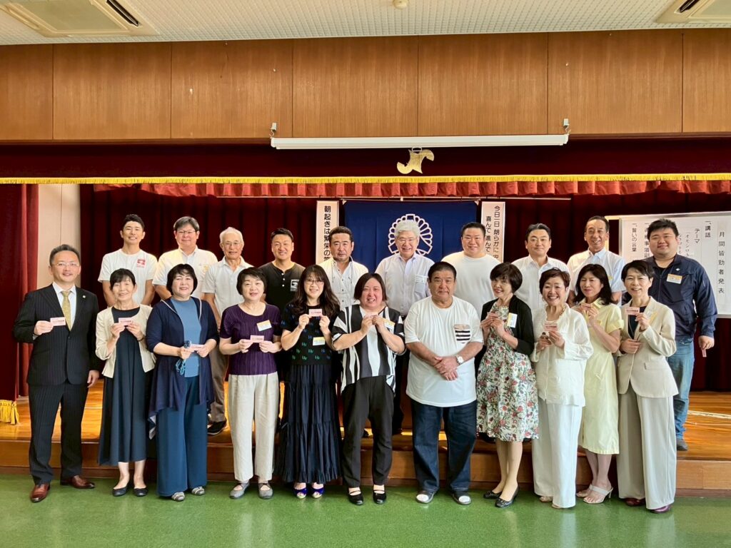 ７月皆勤賞の皆さん